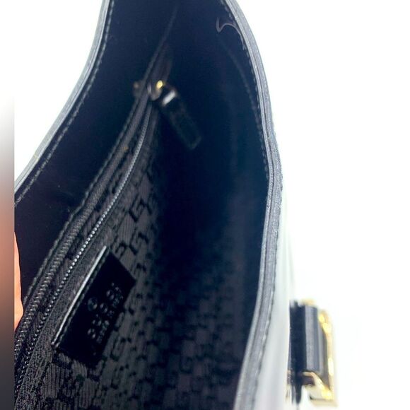 Auth Vtg GUCCI Black Patent Leather Jackie Bag - Picture 11 of 15